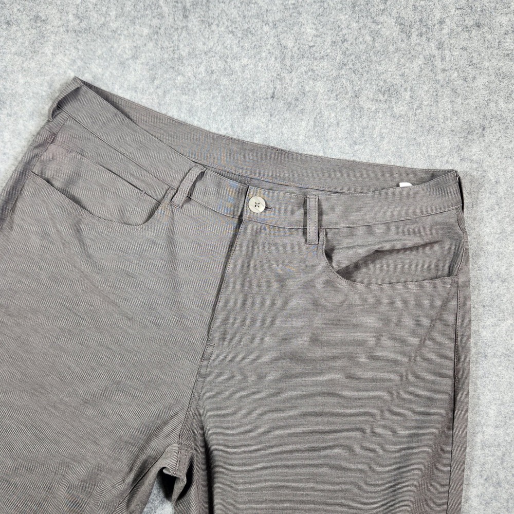 Callaway Mens 36x32 Gray Performance Stretch Golf Pants Flat Front Casual Chino